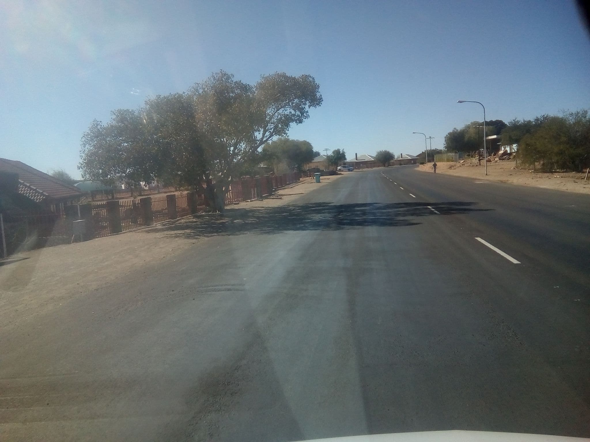 Street view near Aant Zebra Bed and Breakfast, Karasburg — © topsqn (CC BY-SA · Mapillary)