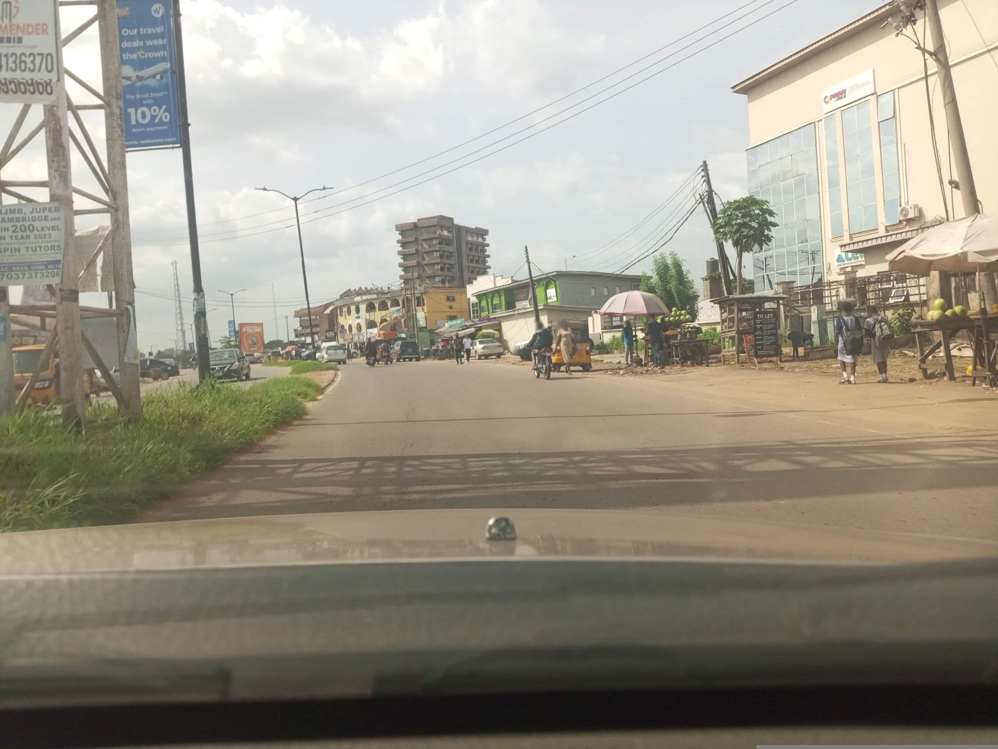 Street view near Plaza Park Hotel, Ibadan — © ASGOF (CC BY-SA · Mapillary)
