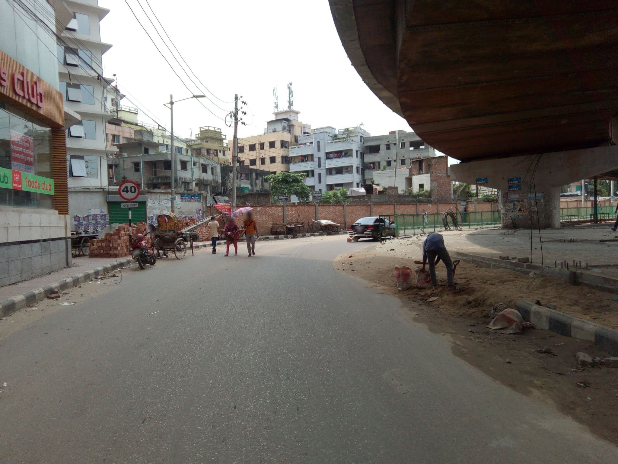 Street view near The Waterfront Hotel, Paltan — © mapdhaka (CC BY-SA · Mapillary)