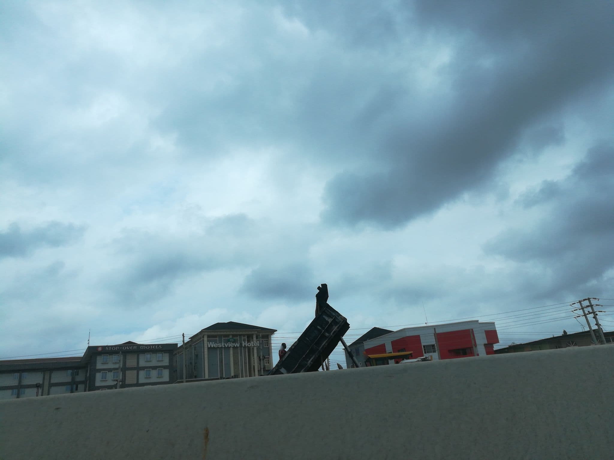 Street view near West view hotel, Oshodi — © ralebipim (CC BY-SA · Mapillary)