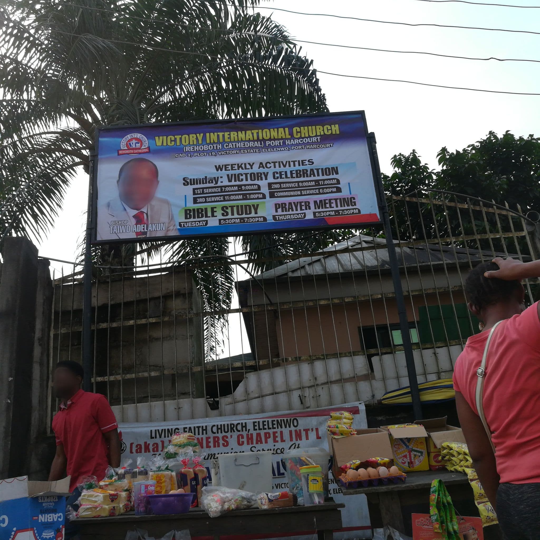 Street view near Galilee Garden iHotel, Port Harcourt — © ralebipim (CC BY-SA · Mapillary)