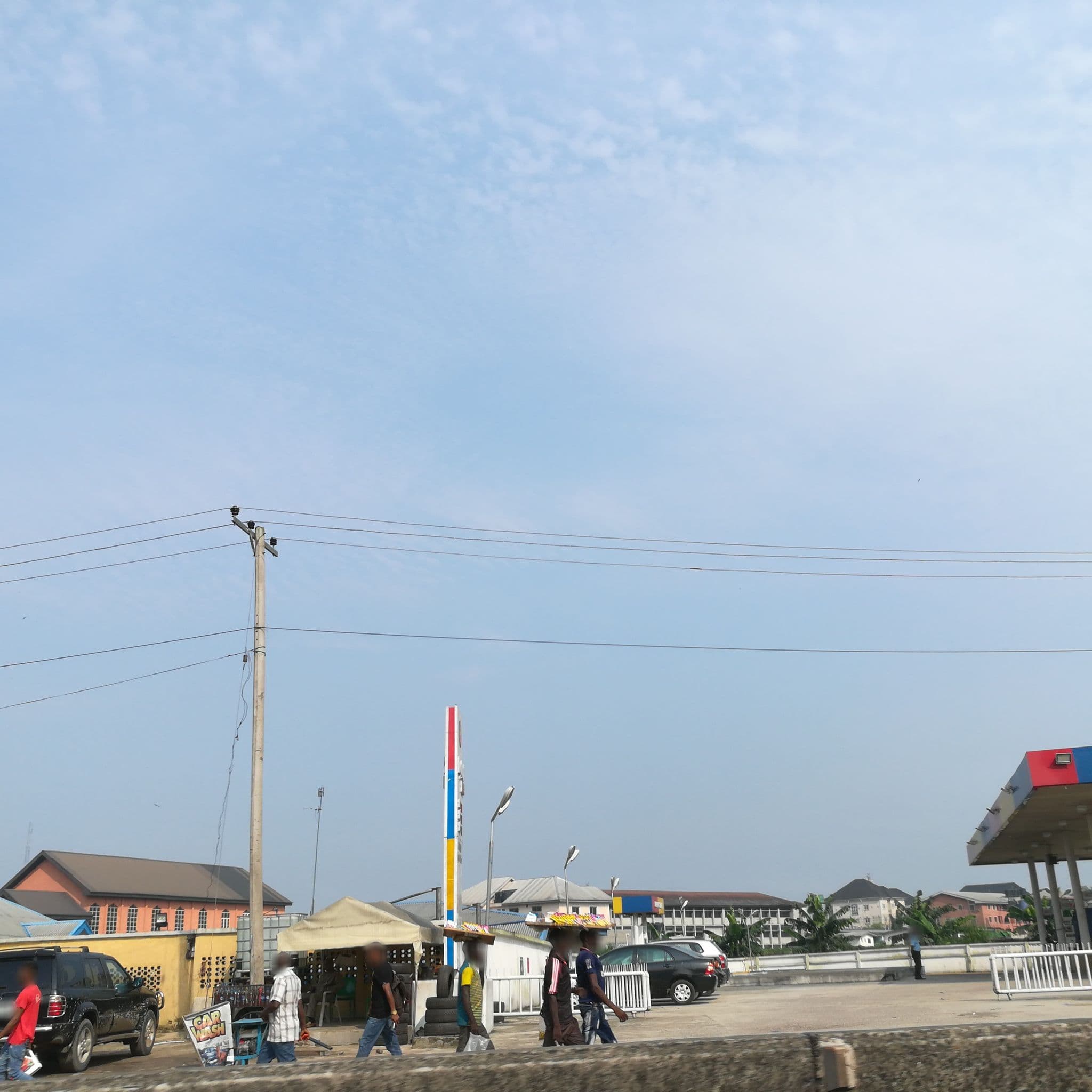 Street view near Azuma Hotel, Port Harcourt