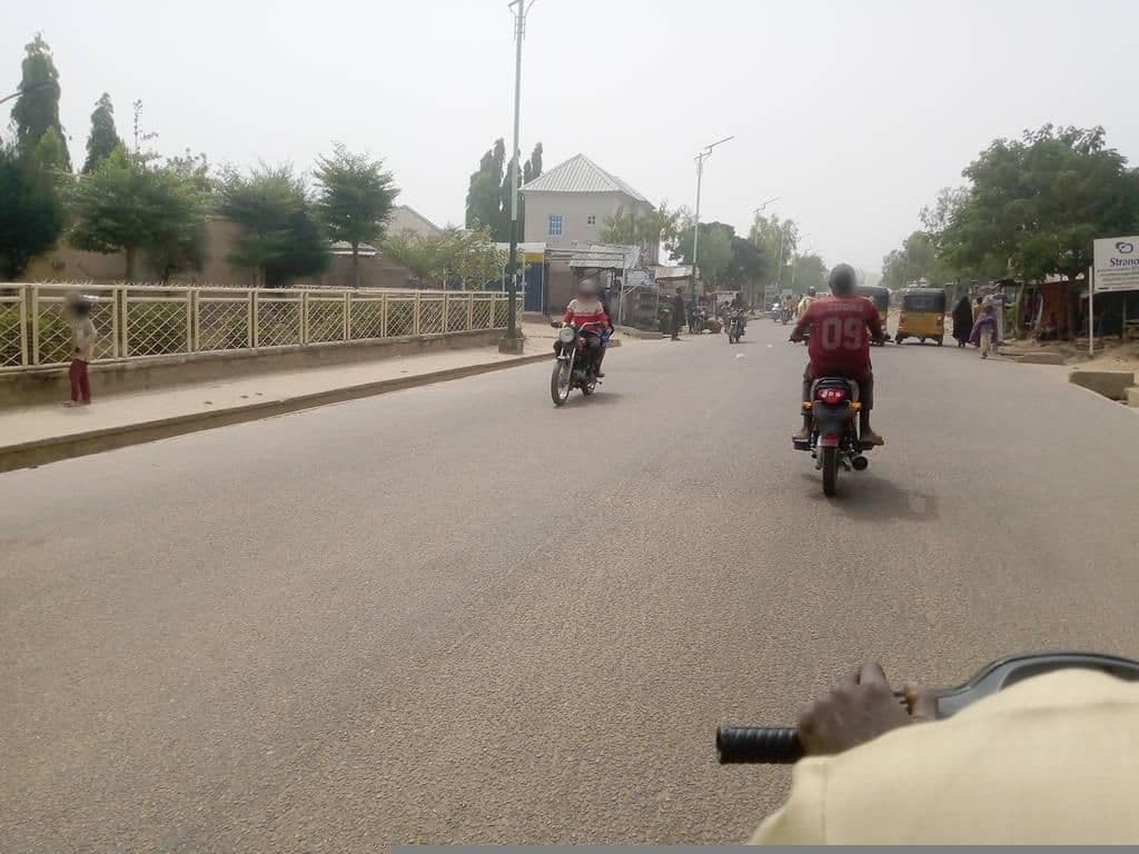 Street view near road, Gombe — © FatimaLawanAbbayo (CC BY-SA · Mapillary)