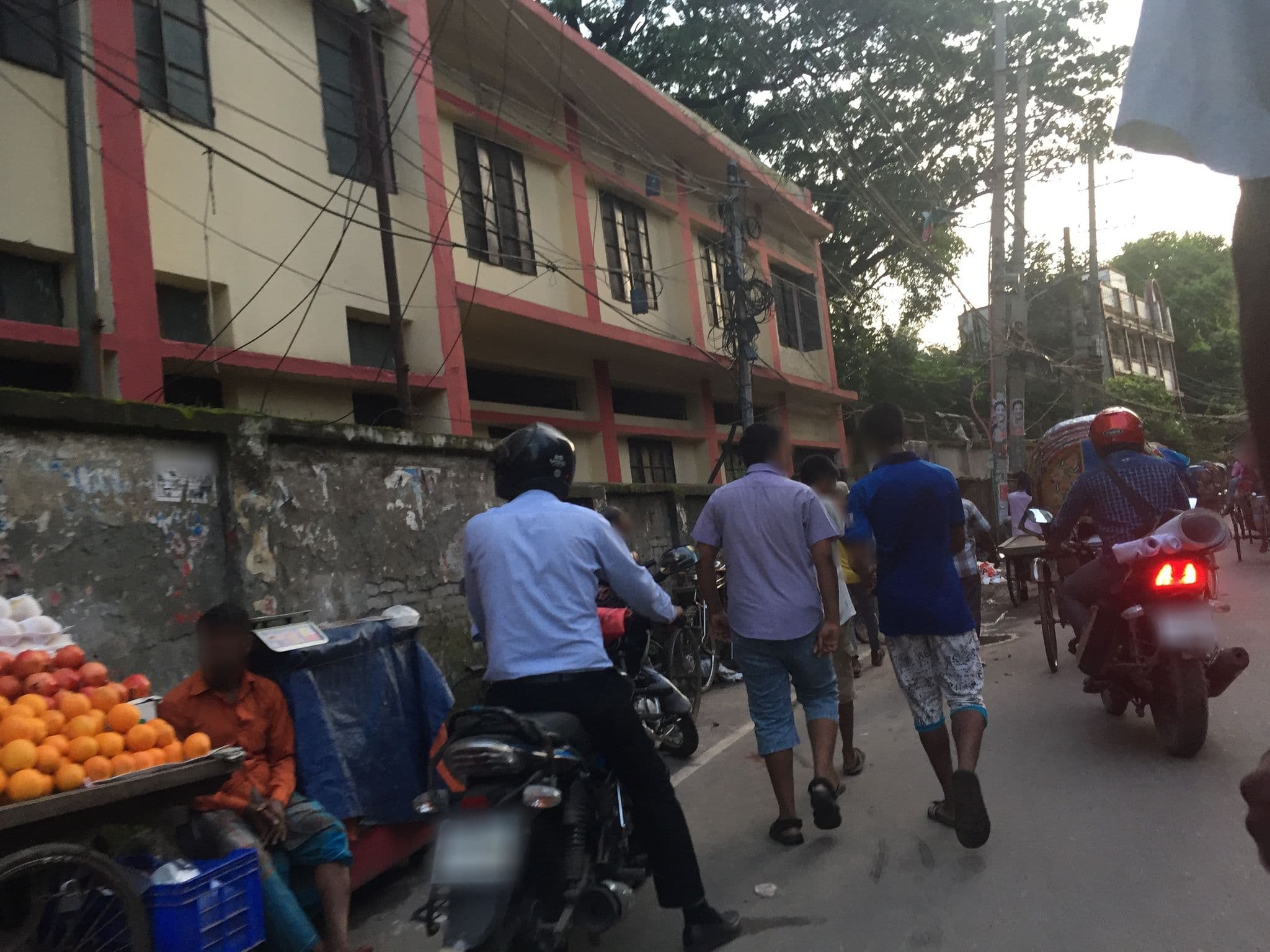 Street view near Dhaka Biriani House, Azimpur — © infolimon (CC BY-SA · Mapillary)