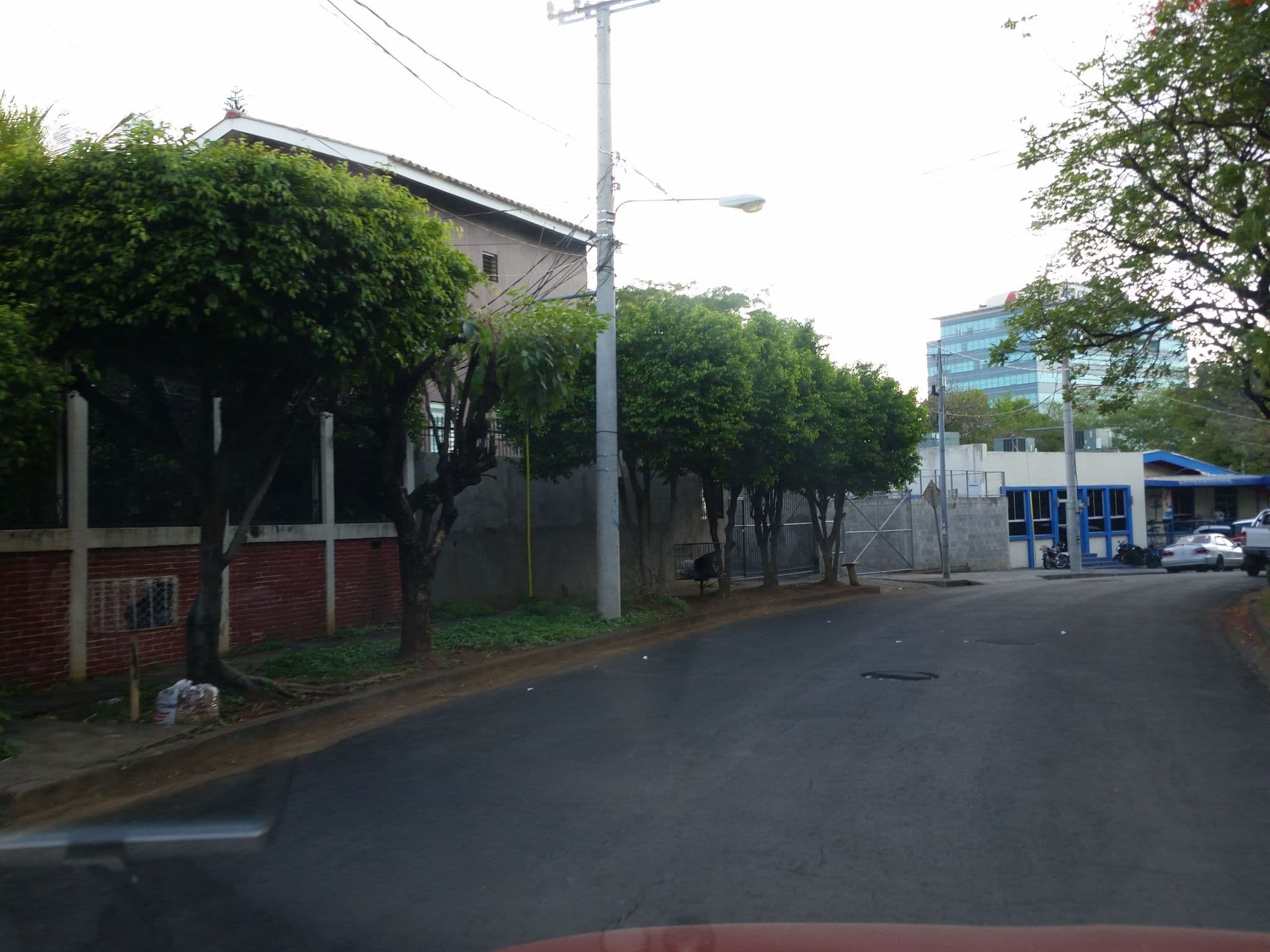 Street view near Central Park, Managua