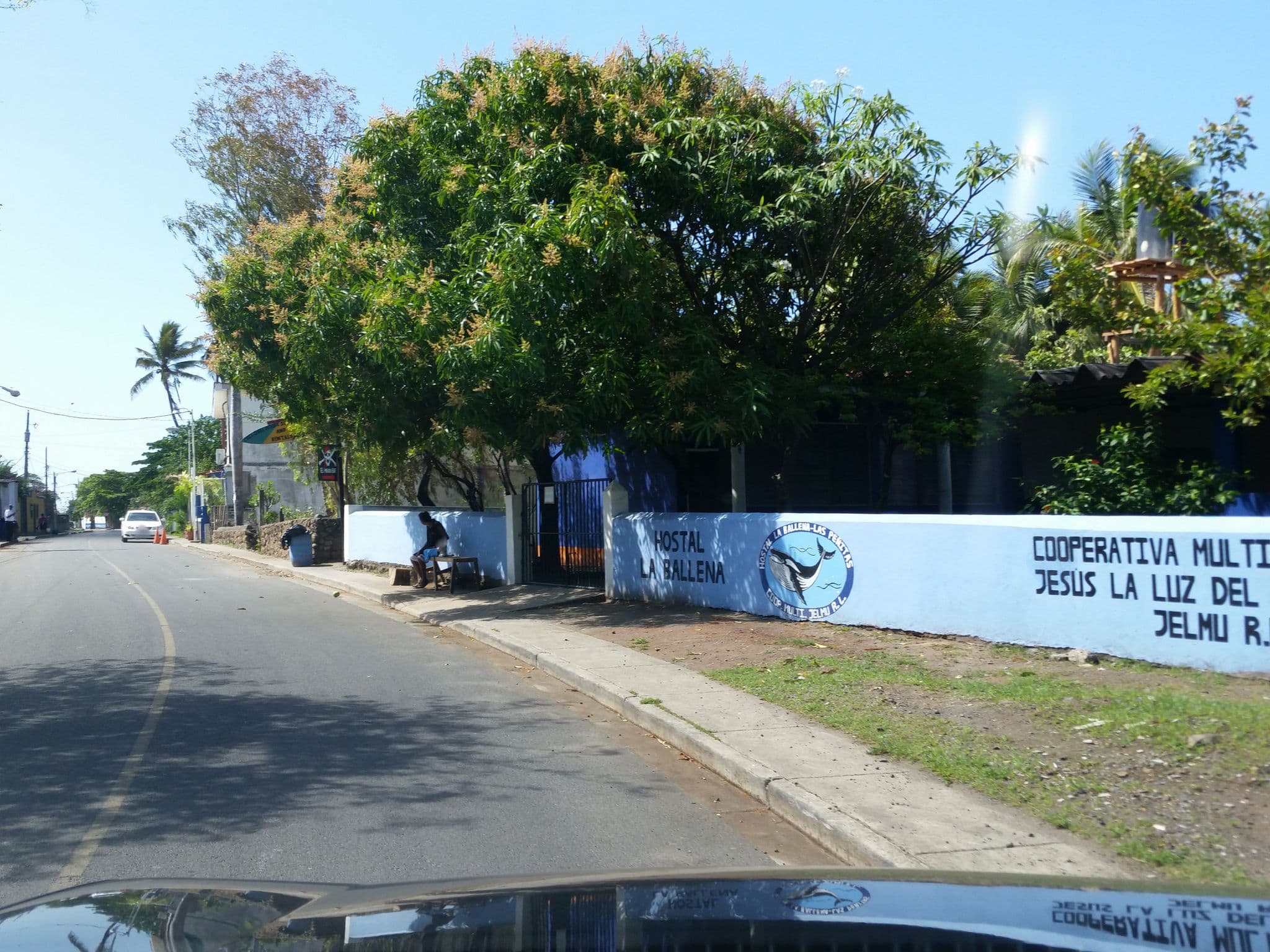 Street view near Hostal La Ballena, Poneloya — © jaakkoh (CC BY-SA · Mapillary)