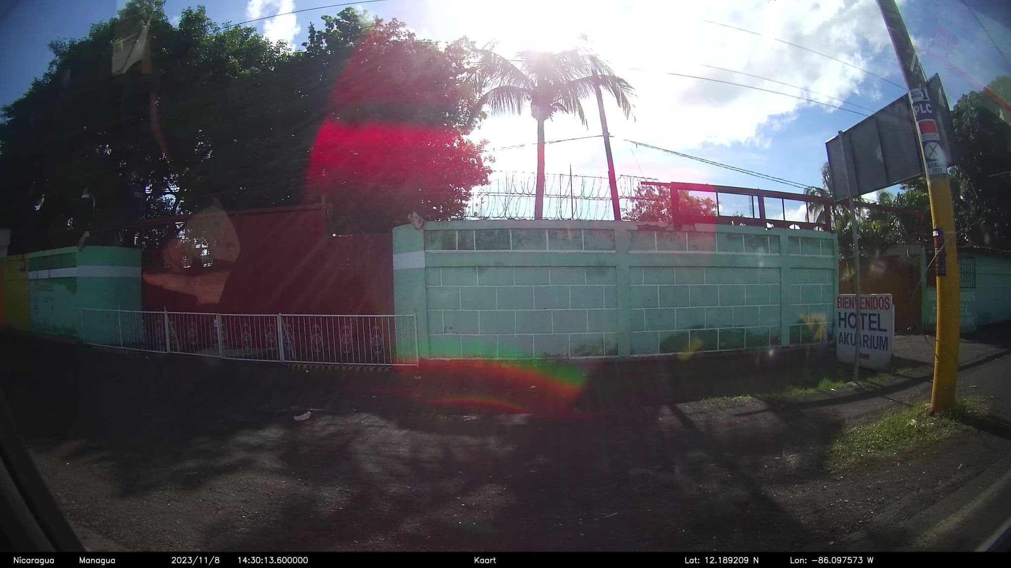 Street view near Hotel Akuarium, Tipitapa — © kaart_1 (CC BY-SA · Mapillary)