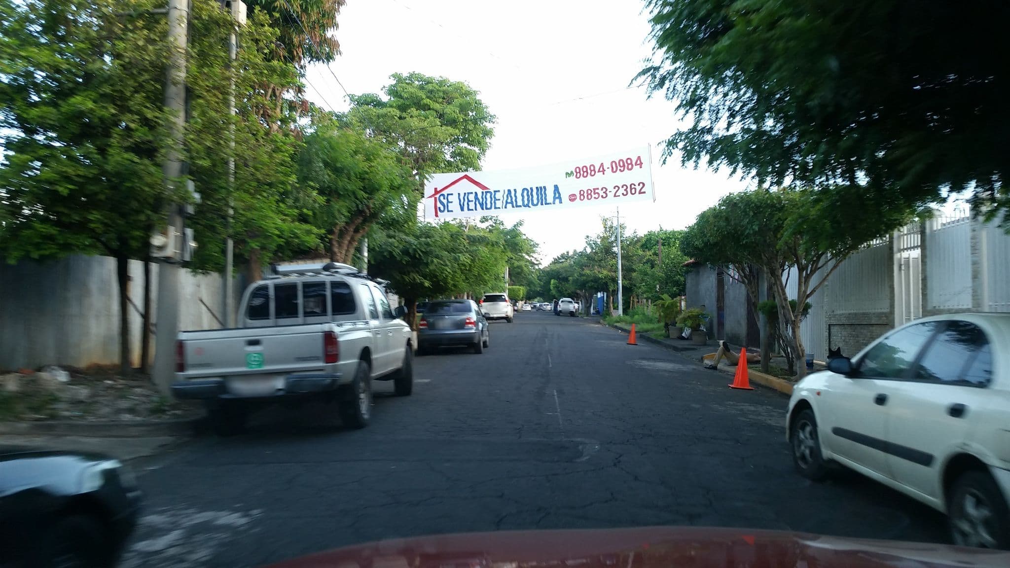 Street view near Casa Luna B&B, Managua