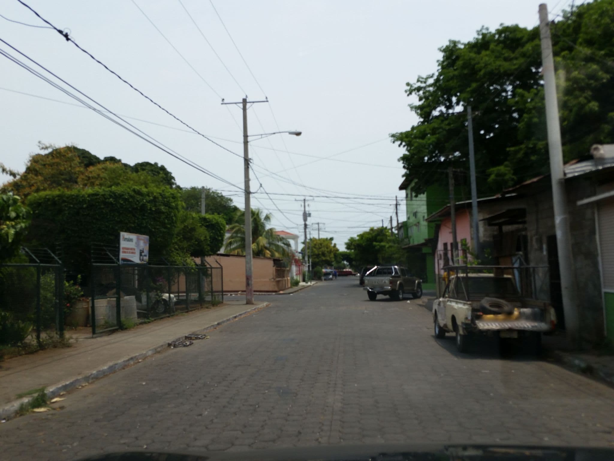 Street view near Hotel Atlántico, Managua