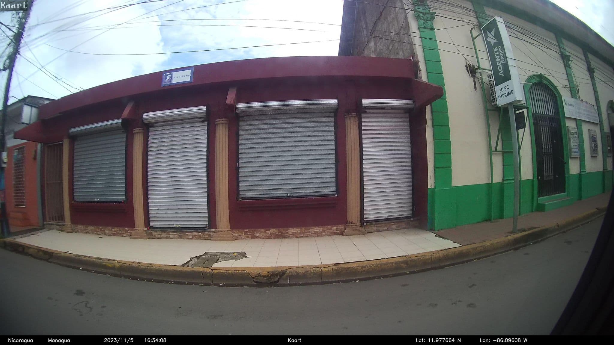 Street view near Hostal California, Masaya — © kaart_2 (CC BY-SA · Mapillary)