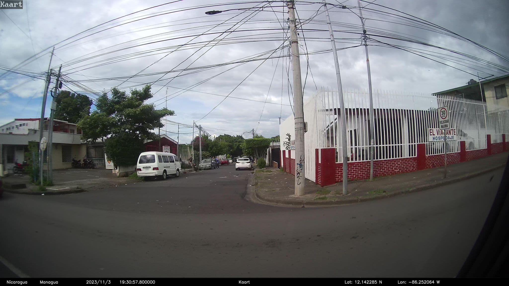 Street view near Sabor Costeño, Managua