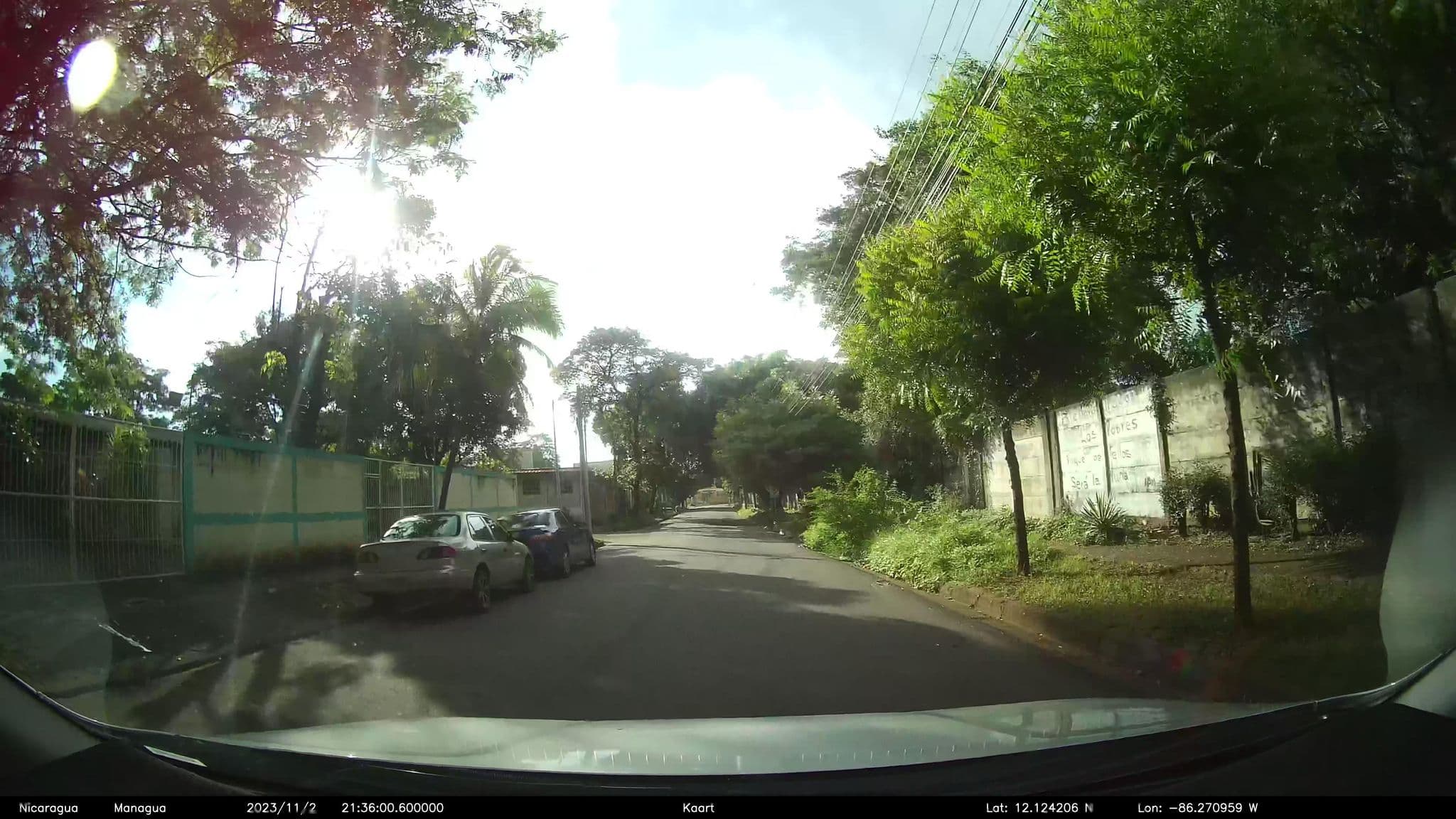 Street view near Aparta Estudios Orión, Managua — © kaart_2 (CC BY-SA · Mapillary)
