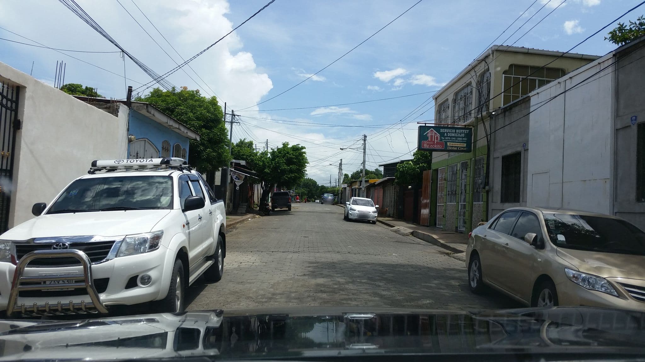 Street view near La posada de Cokito, Managua