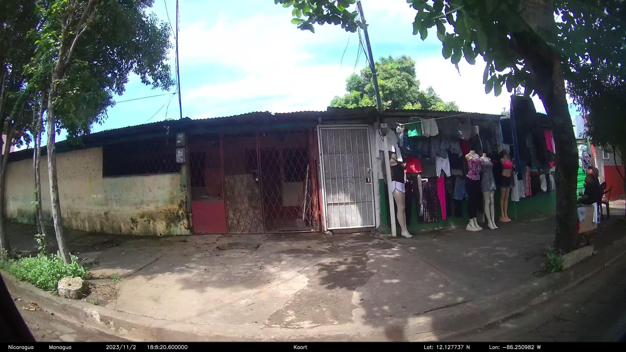 Street view near TerrenoTrabajo, Managua