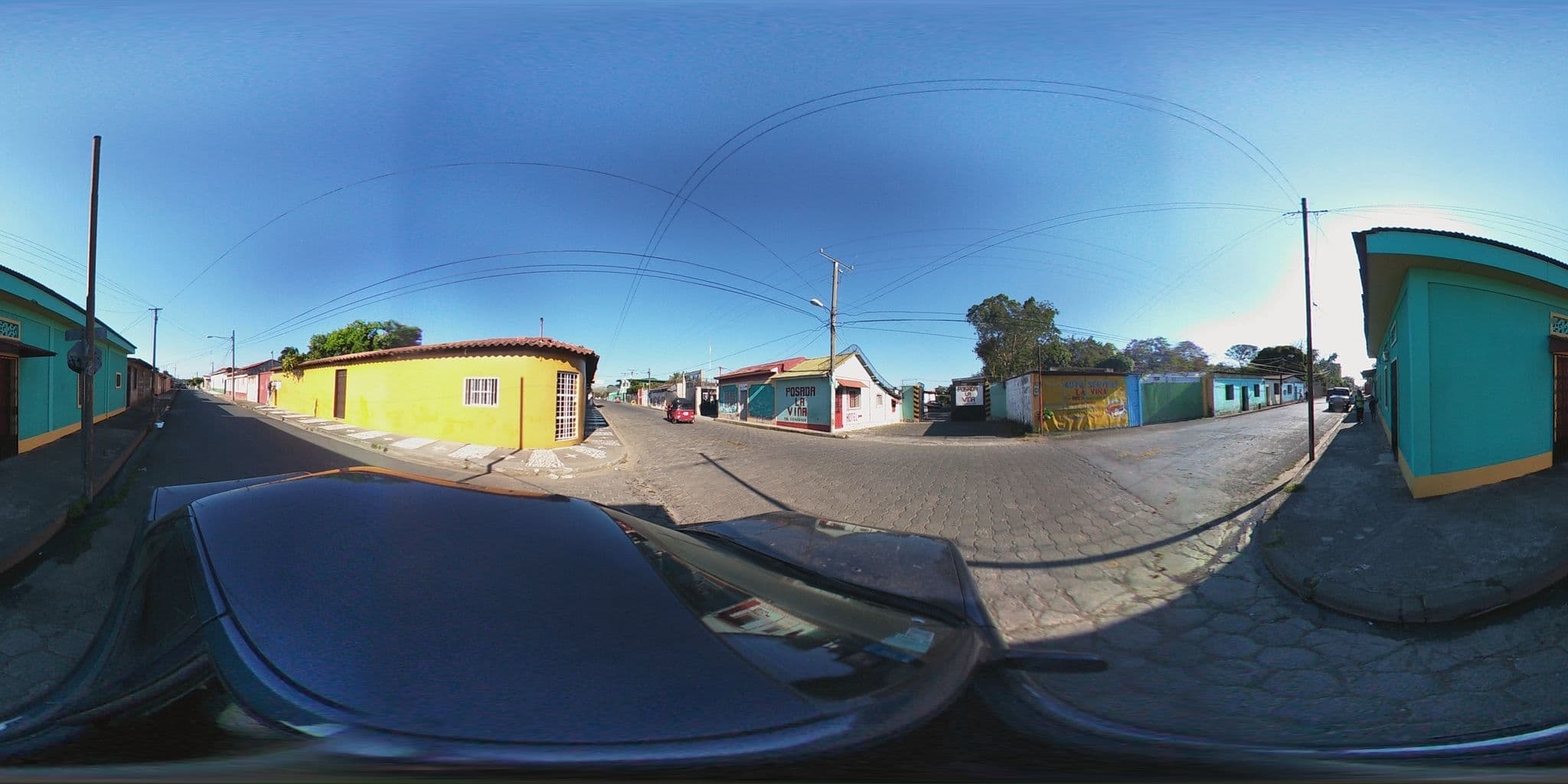 Street view near Posada La Viña, Diriamba — © seleneyang (CC BY-SA · Mapillary)