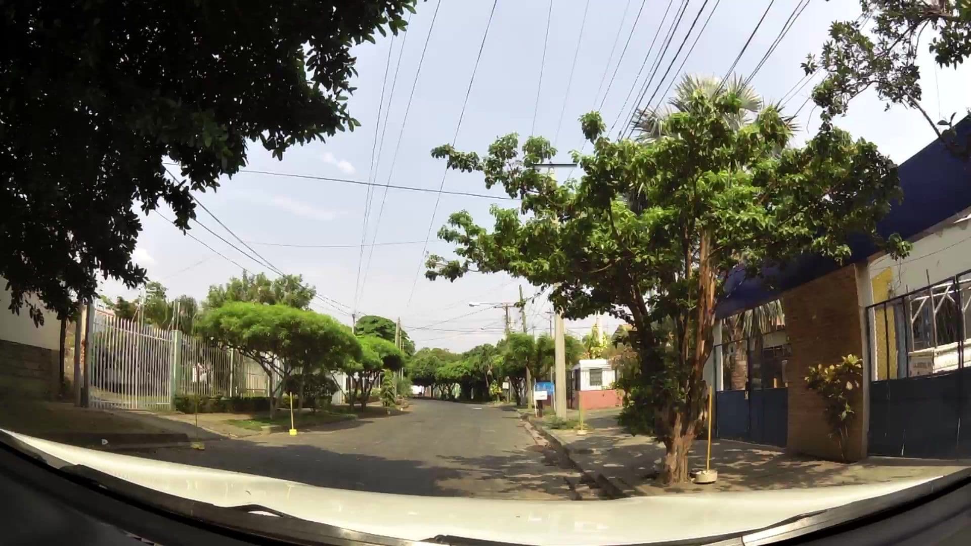 Street view near Hotel Casa Real, Managua