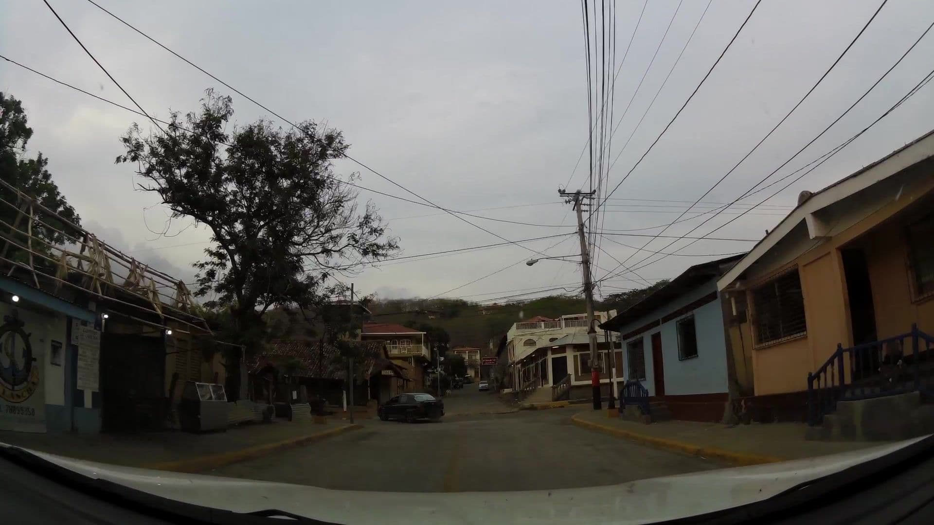 Street view near Ranas House Hostal, San Juan del Sur