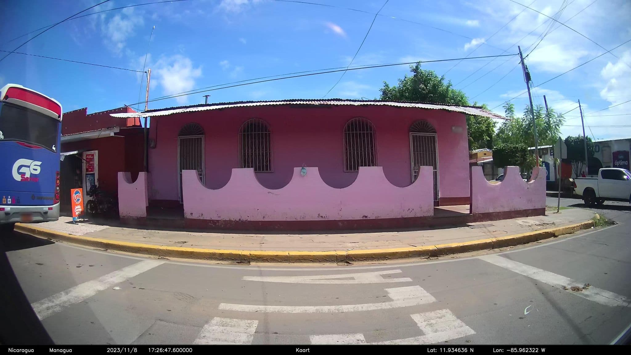 Street view near Hotel La Estación, Granada