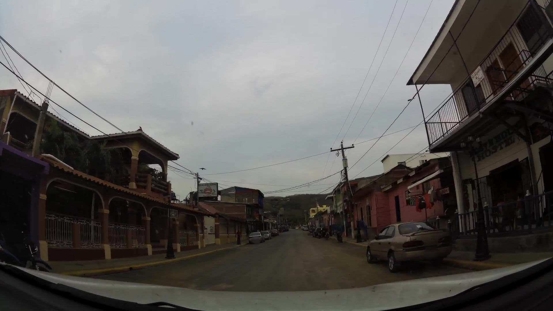 Street view near Rosy's House Hostel, San Juan del Sur