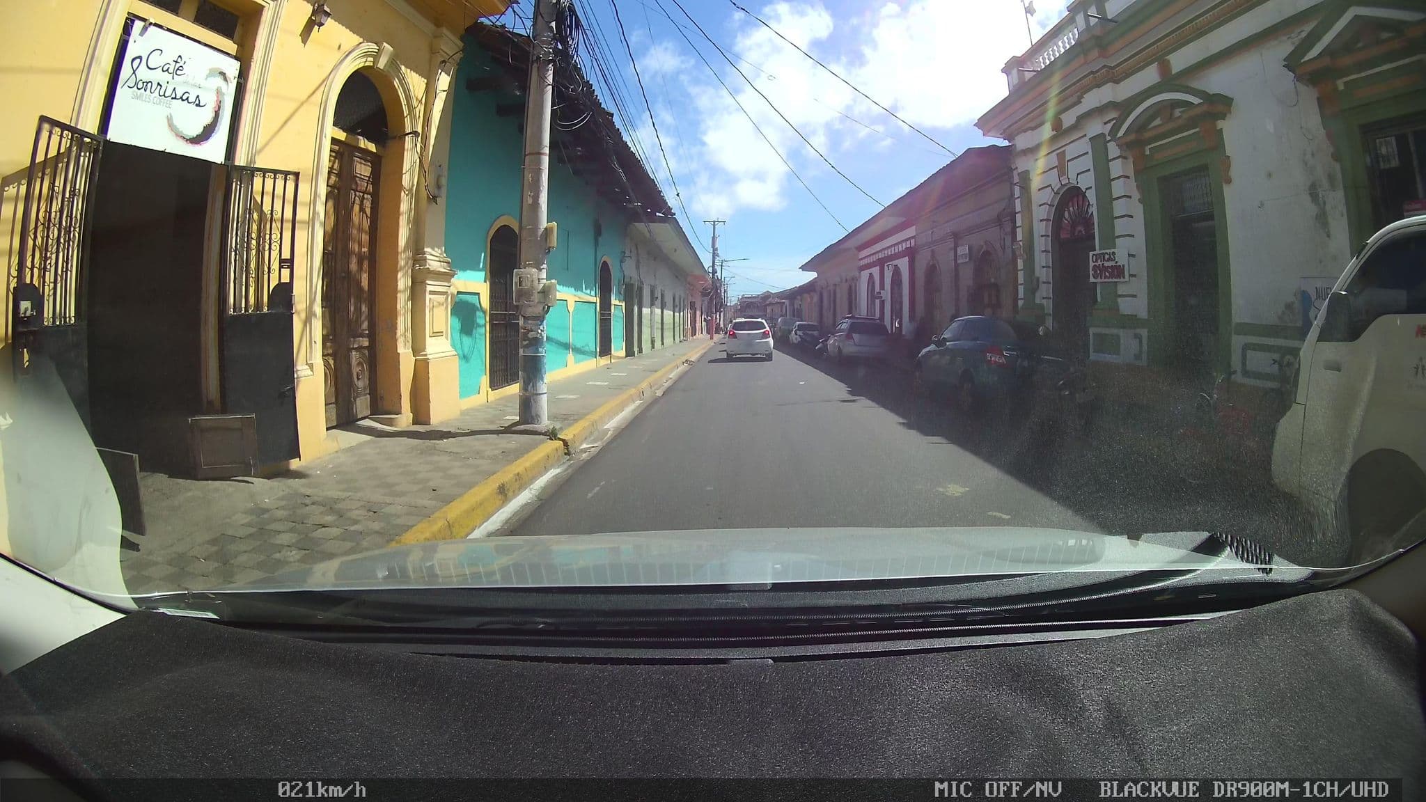 Street view near Hotel Pinolero, Granada