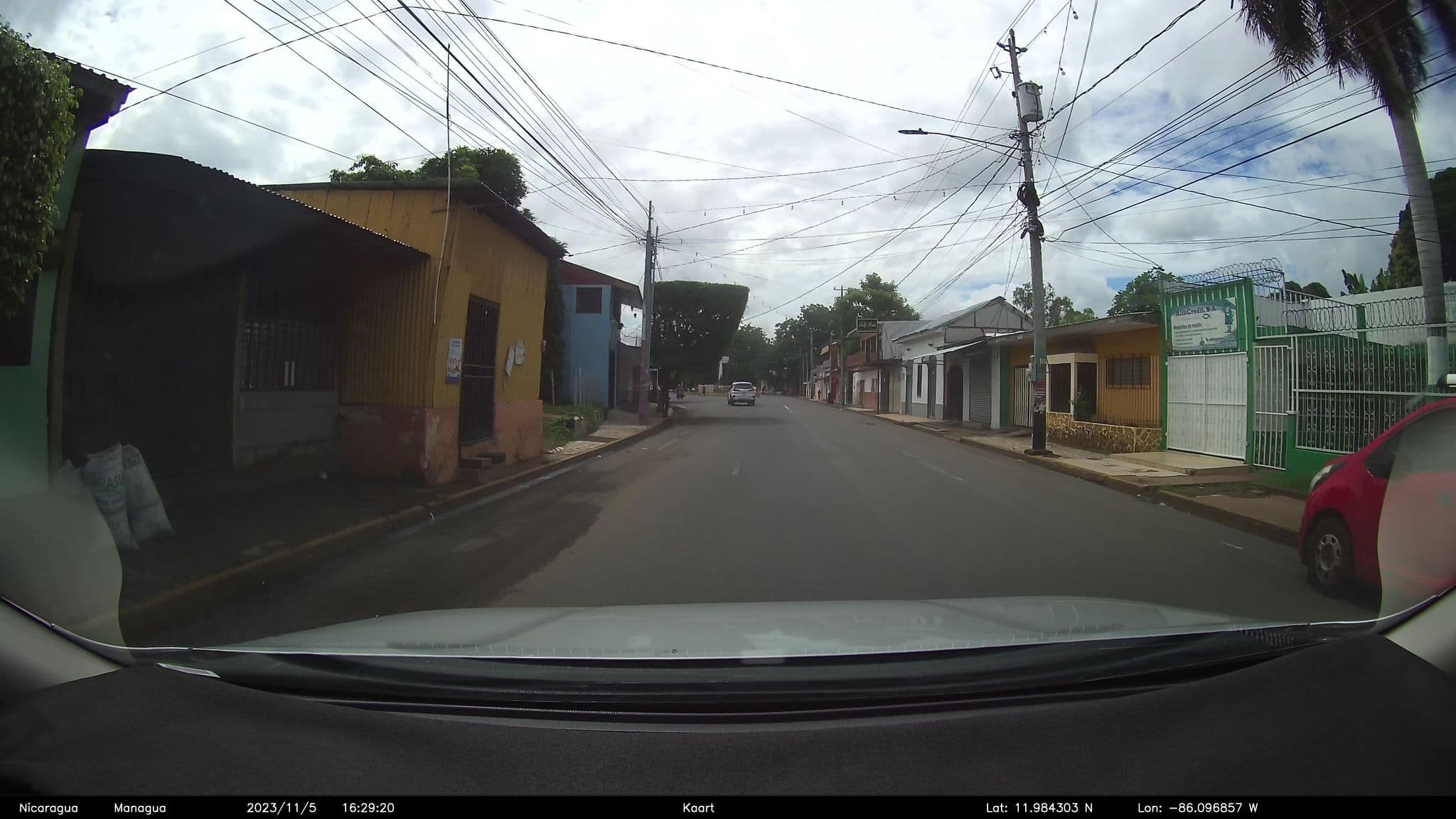 Street view near Hostal San Juan, Masaya — © kaart_4 (CC BY-SA · Mapillary)