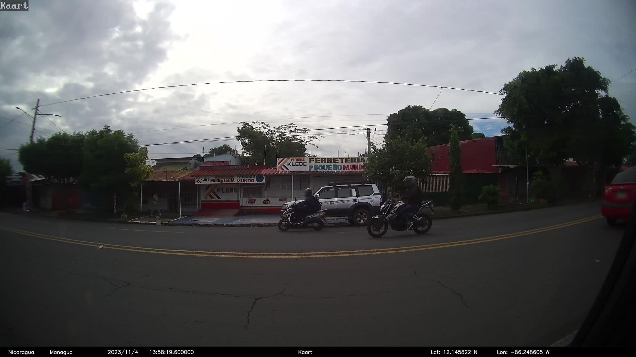 Street view near Managua Palace, Managua