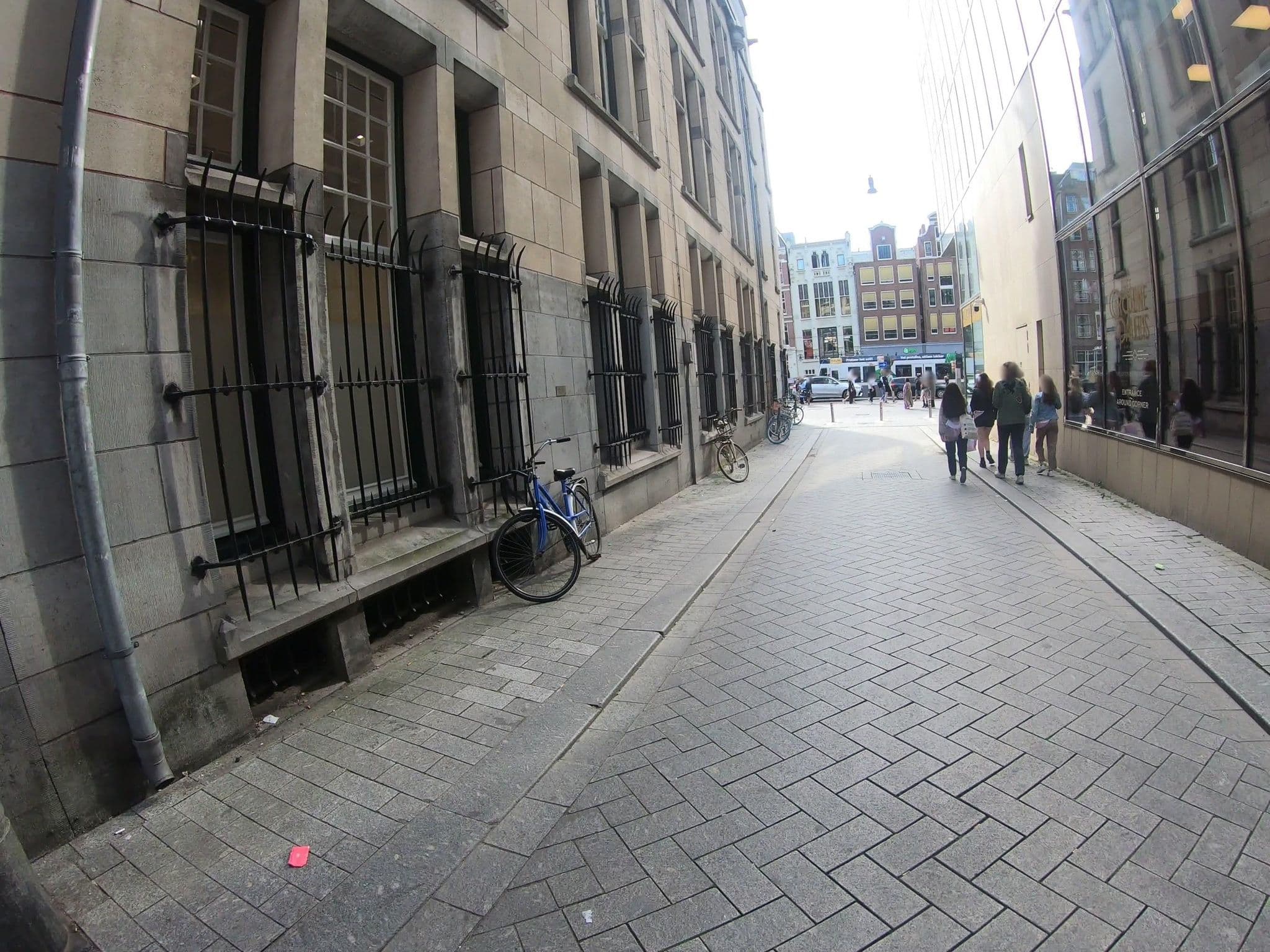 Street view near Hotel Rokin, Amsterdam