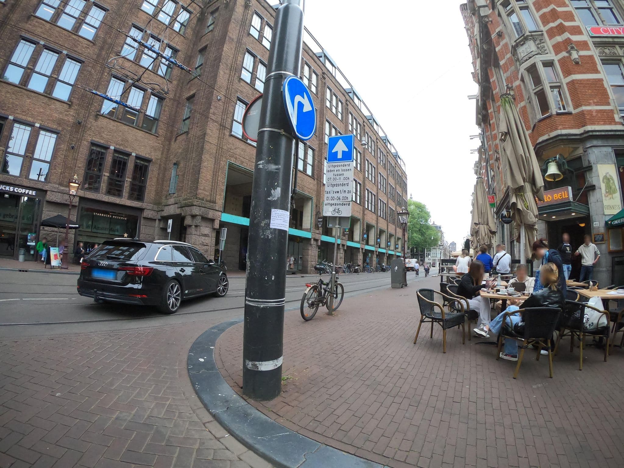 Street view near City Hotel, Amsterdam