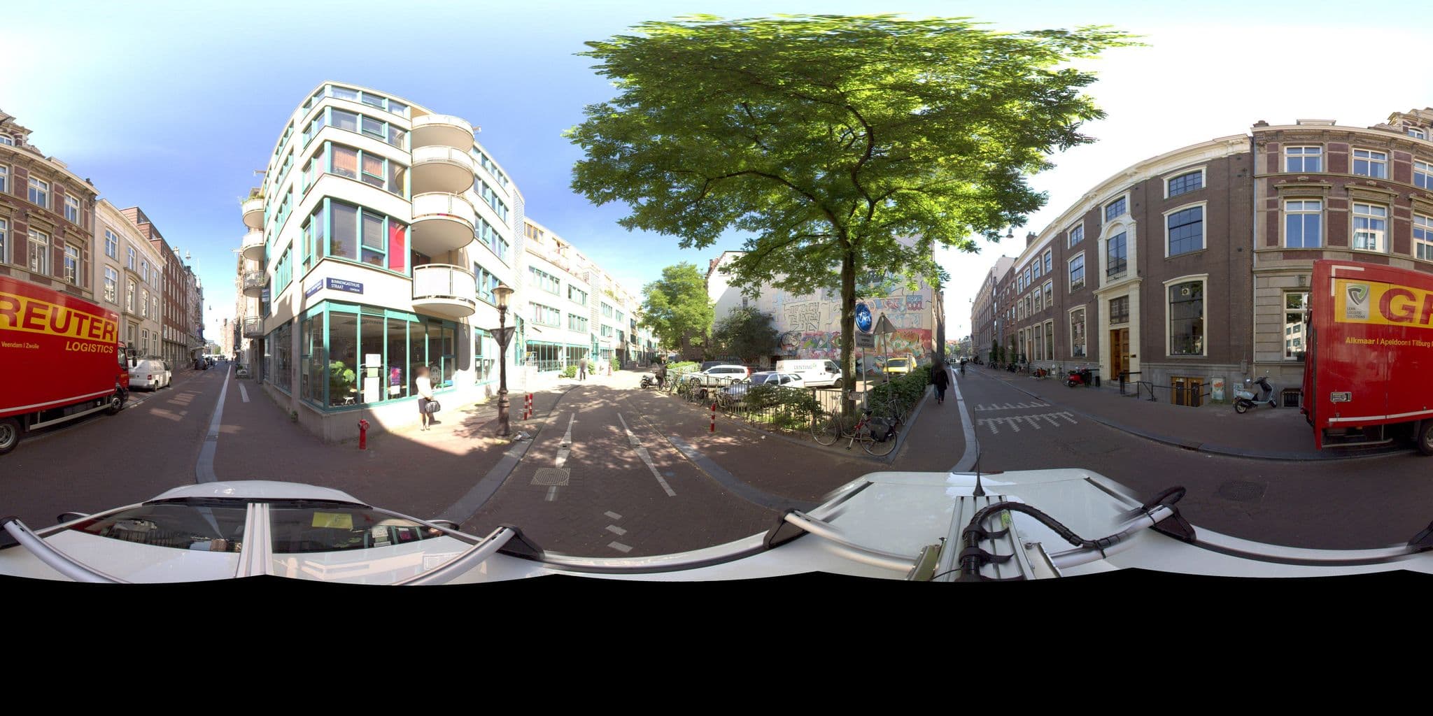 Street view near Hotel de l'Europe, Amsterdam