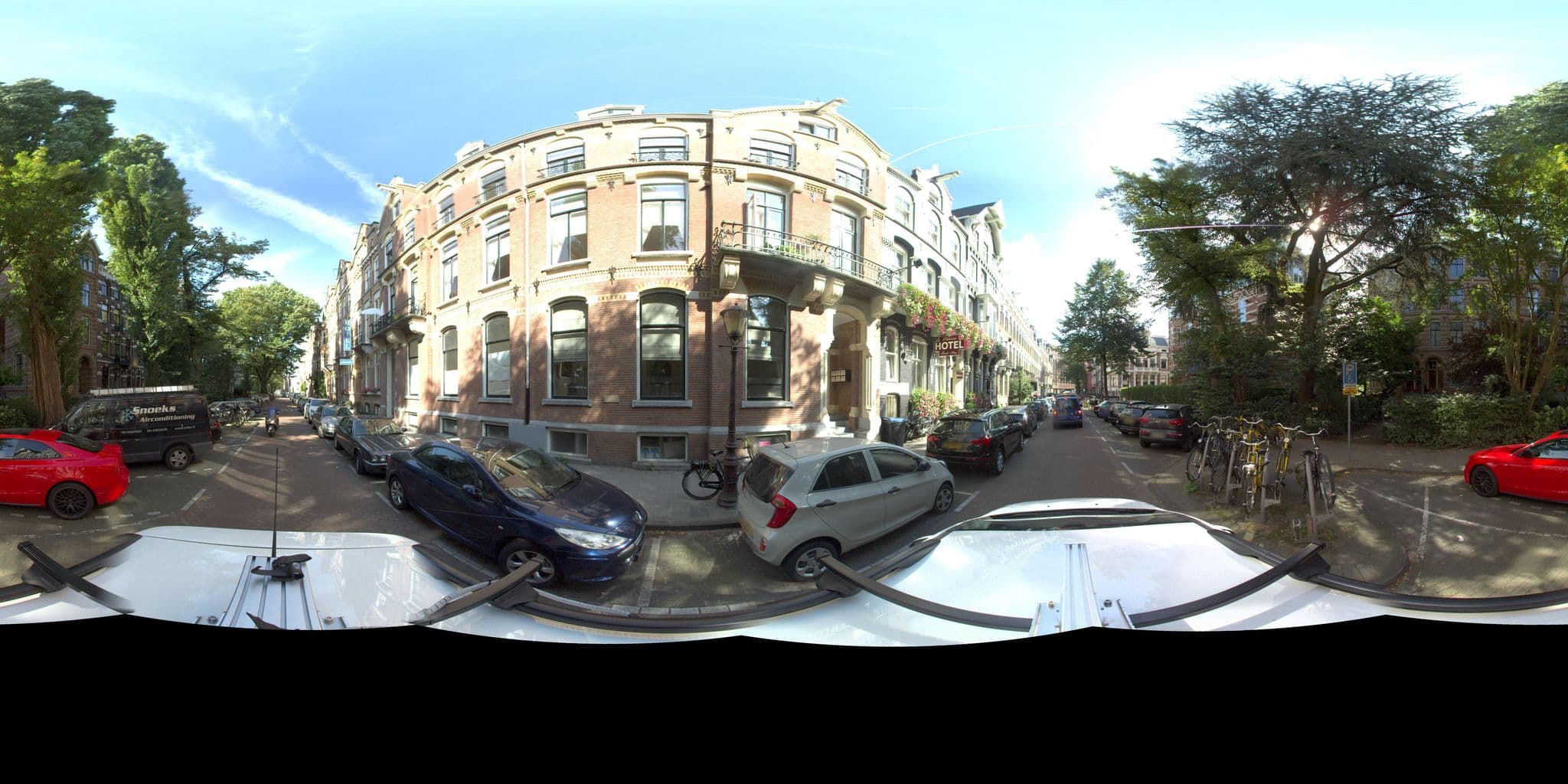 Street view near Hotel Prinsen, Amsterdam