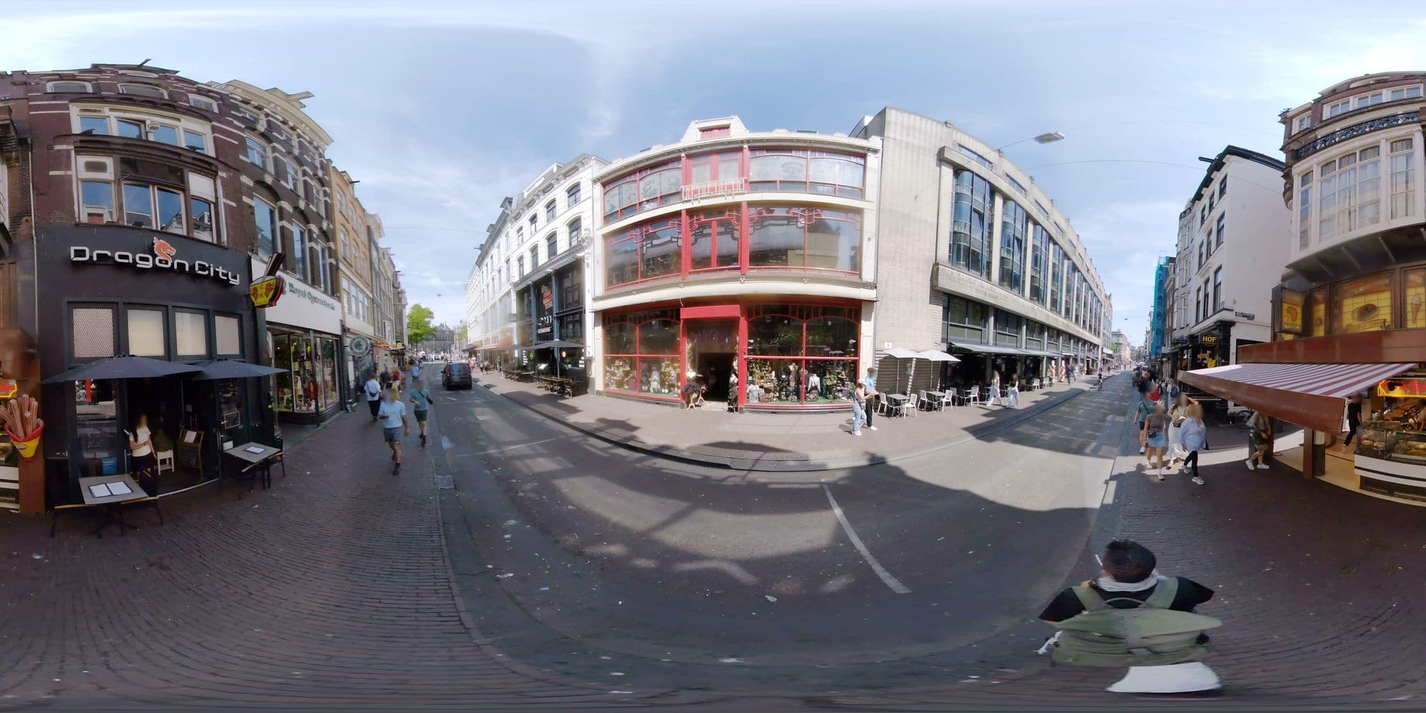 Street view near Hotel Damsquare, Amsterdam