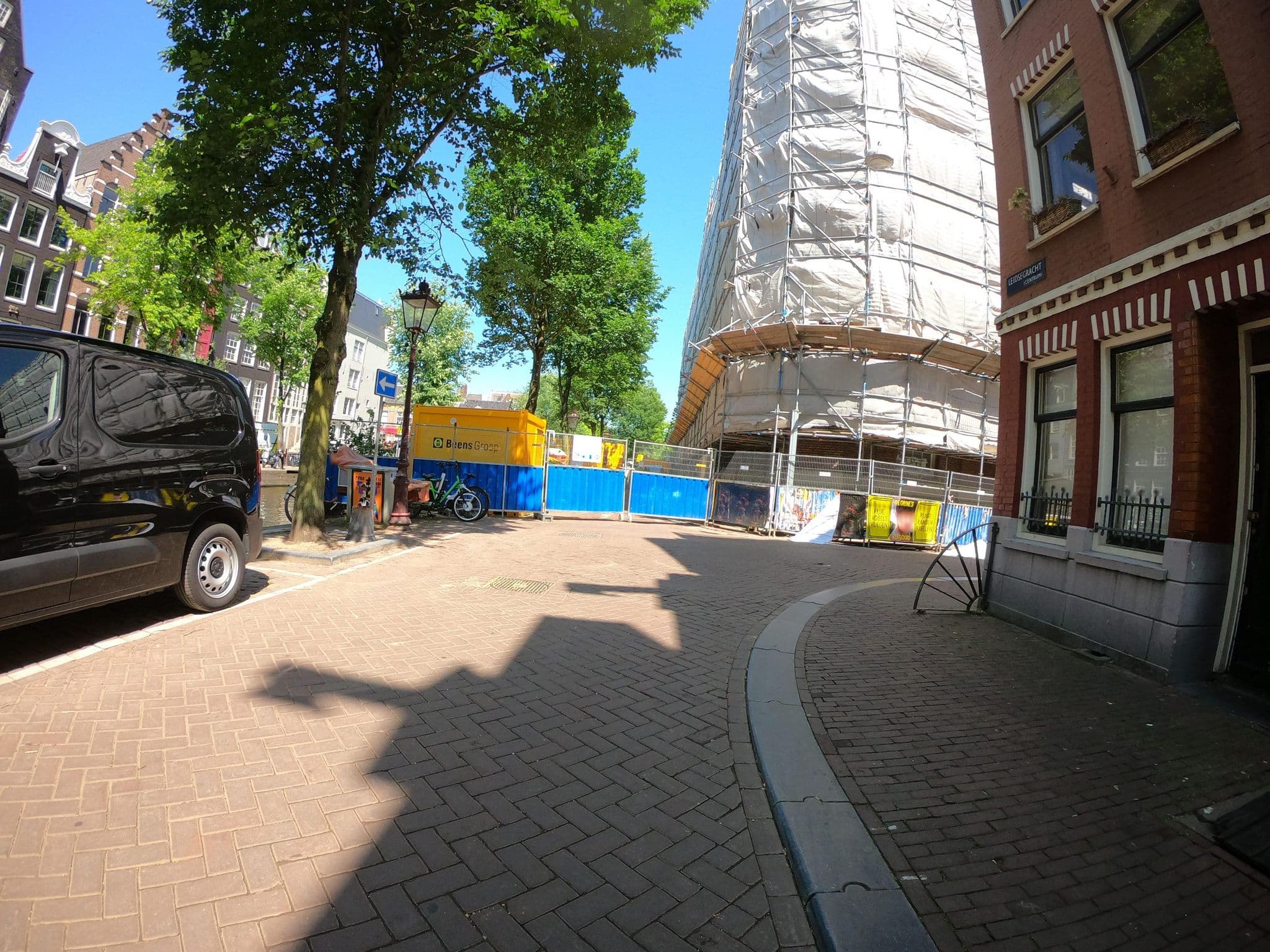 Street view near International Budget Hostel, Amsterdam