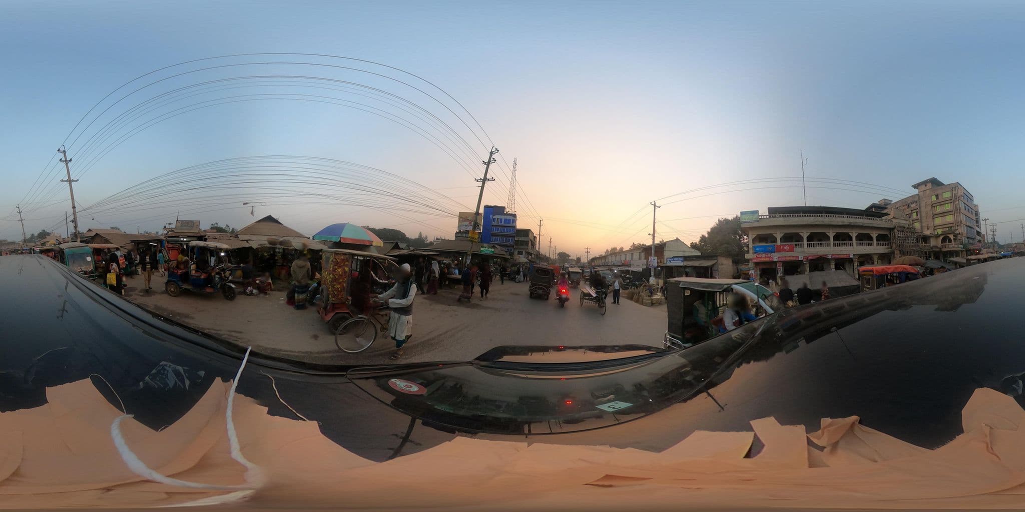Street view near Hotel Saikat Residentsial, Hotel, Sarishābāri — © manikdae34 (CC BY-SA · Mapillary)