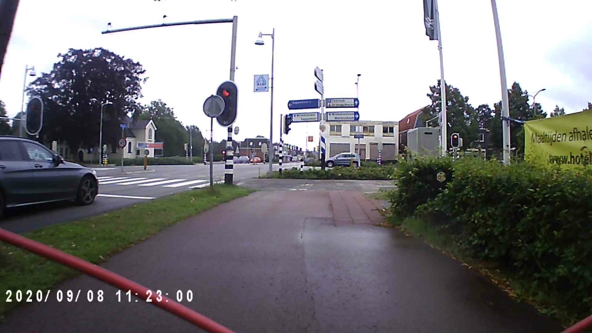 Street view near Hotel Restaurant Faber, Hoogezand — © ezinge (CC BY-SA · Mapillary)