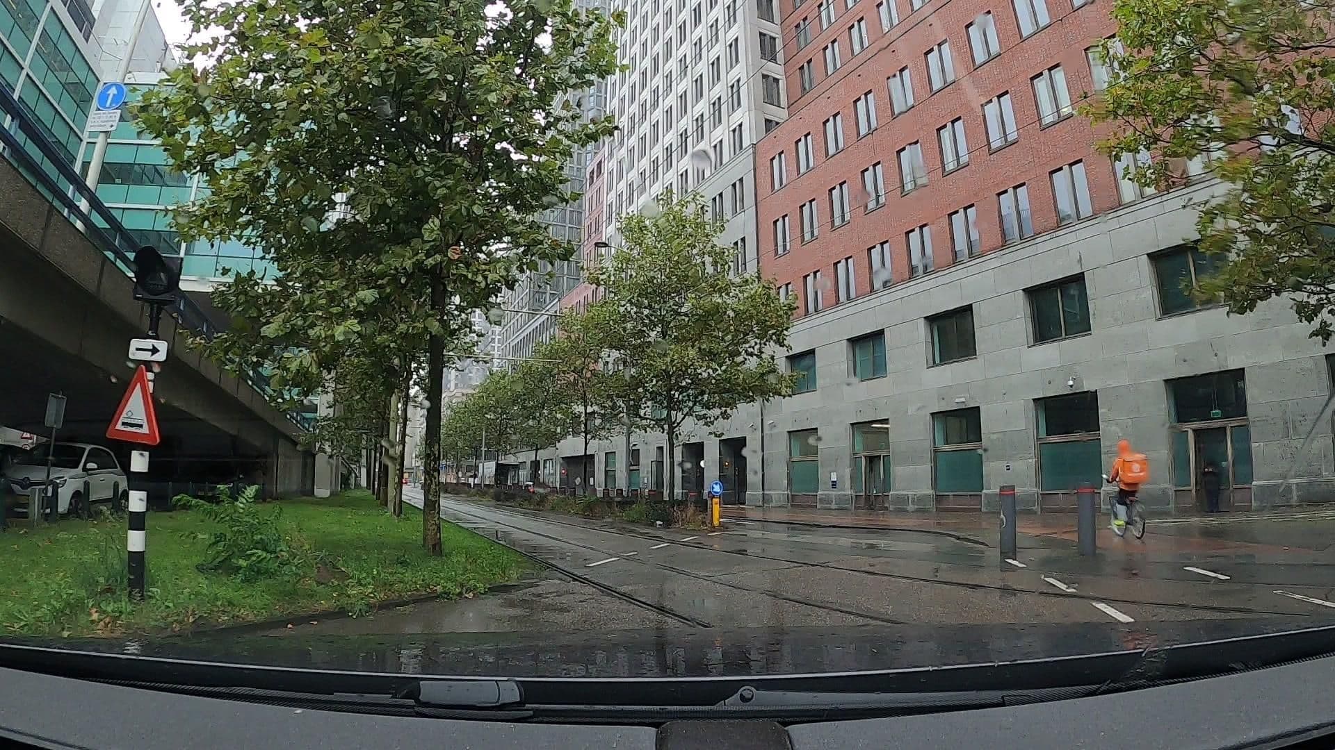 Street view near The Golden Stork, The Hague — © uwekoch (CC BY-SA · Mapillary)