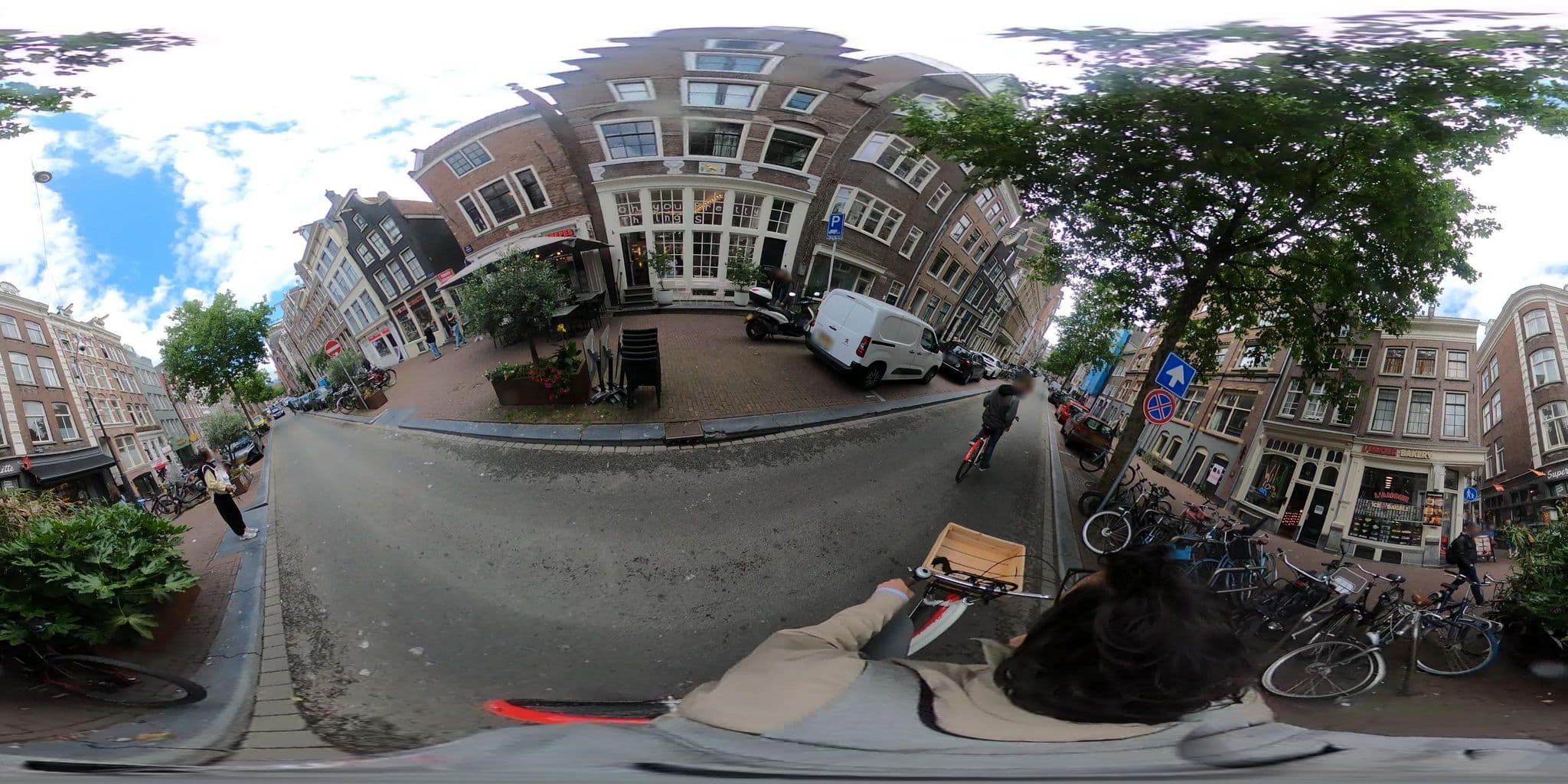 Street view near Budget Hotel Tourist Inn, Amsterdam