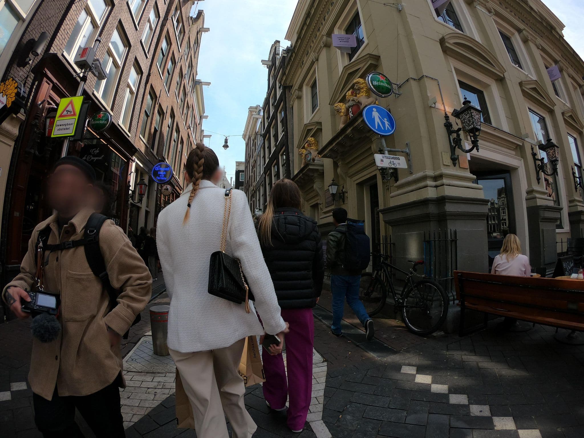 Street view near Frisco Inn, Amsterdam
