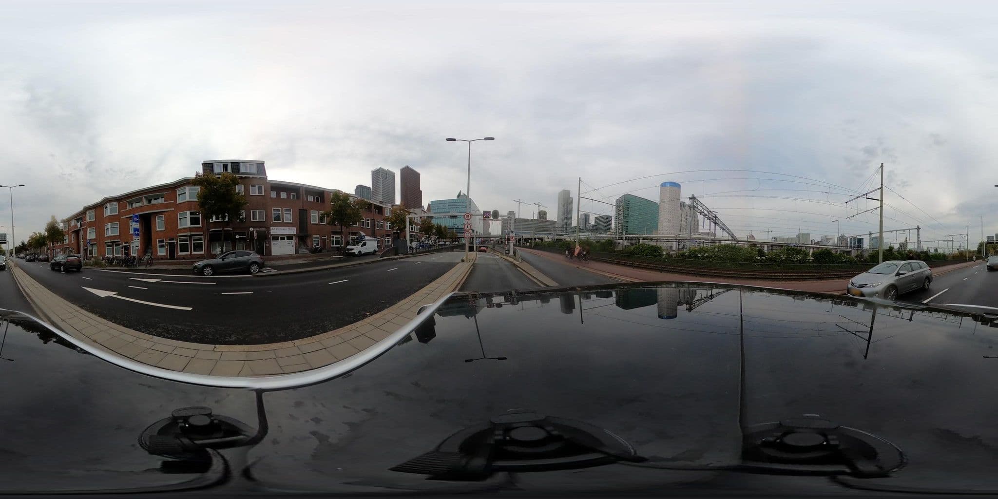 Street view near Central Studios, The Hague — © tumblecow (CC BY-SA · Mapillary)