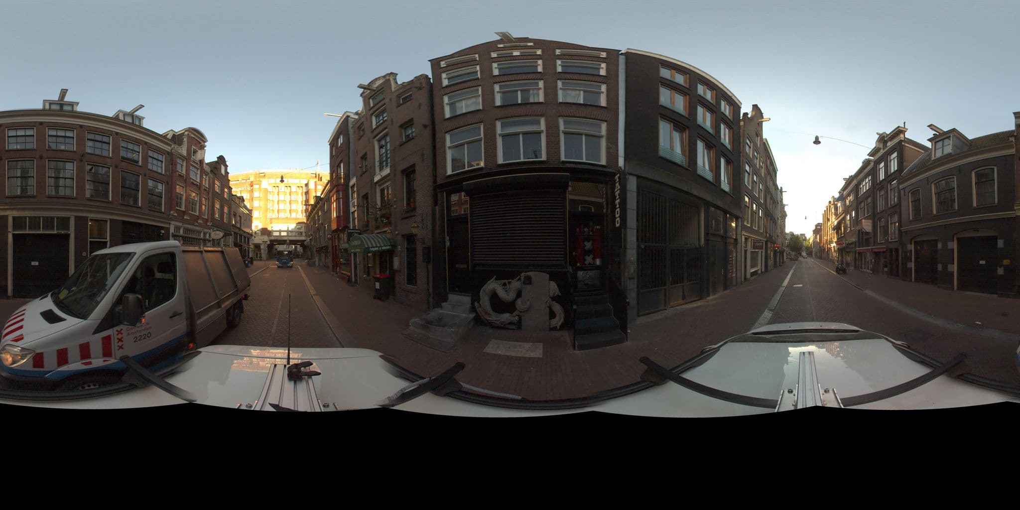 Street view near The Albus, Amsterdam