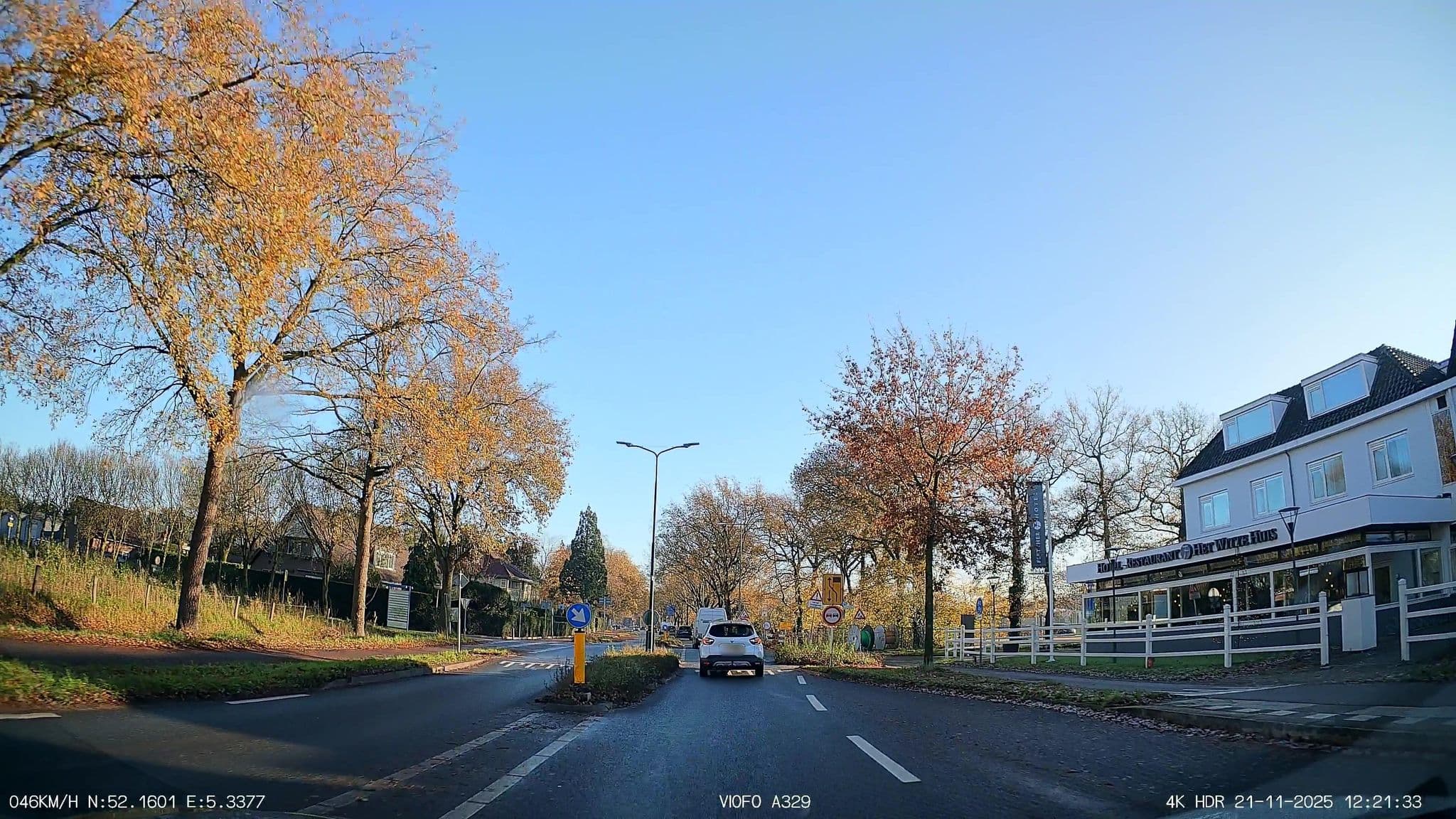 Street view near Fletcher Hotel-Restaurant Het Witte Huis, Amersfoort — © thewizard (CC BY-SA · Mapillary)