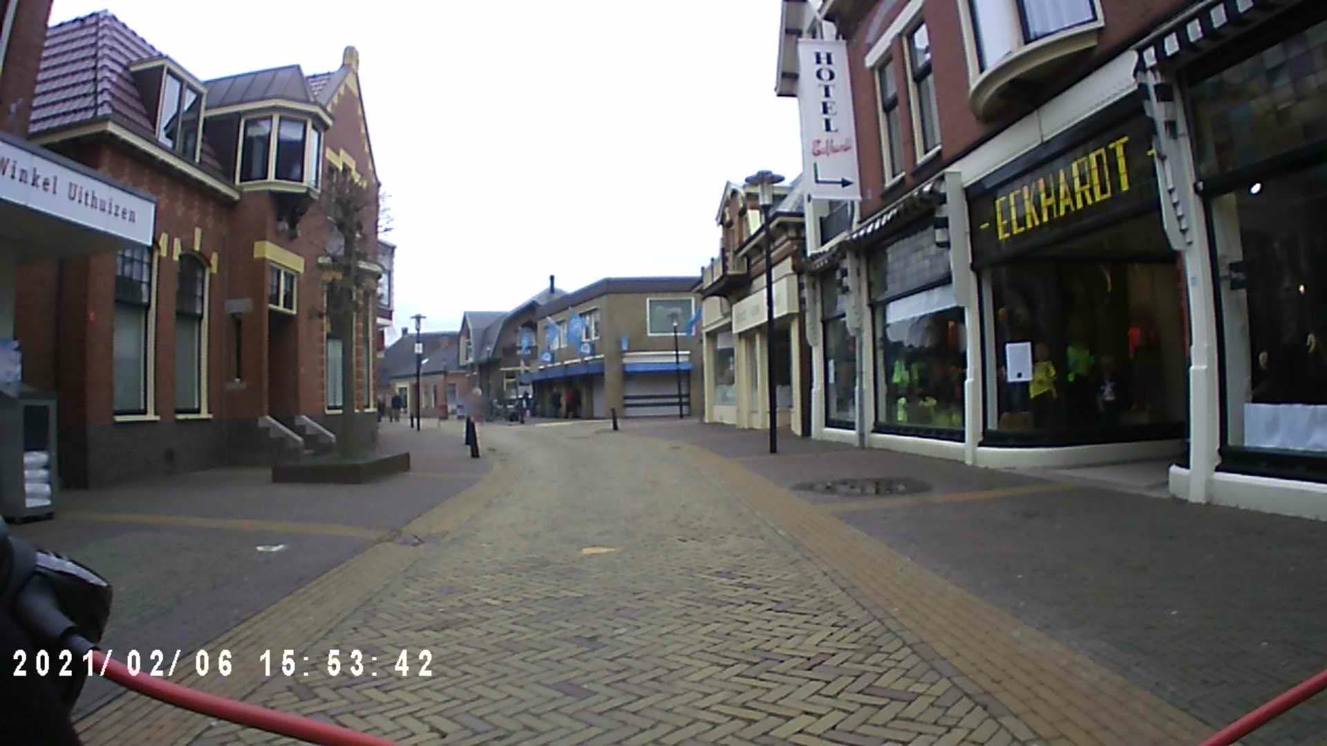Street view near Hotel Eckhardt, Uithuizen — © ezinge (CC BY-SA · Mapillary)