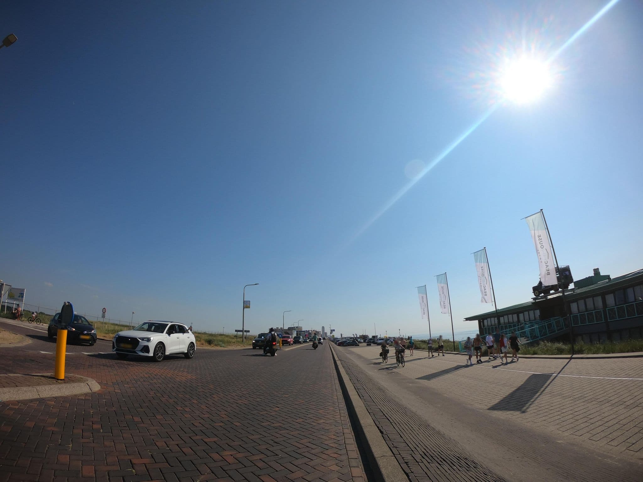 Street view near Beachhouse hotel, Zandvoort