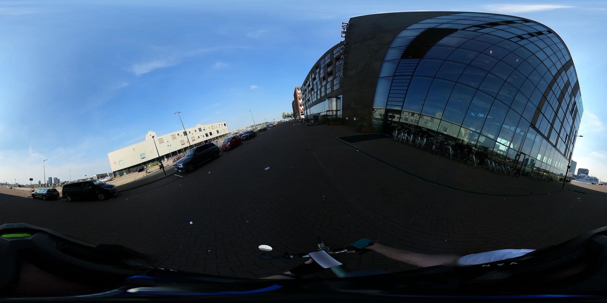 Street view near Hotel Jakarta, Dapperbuurt — © Stefdegreef (CC BY-SA · Mapillary)