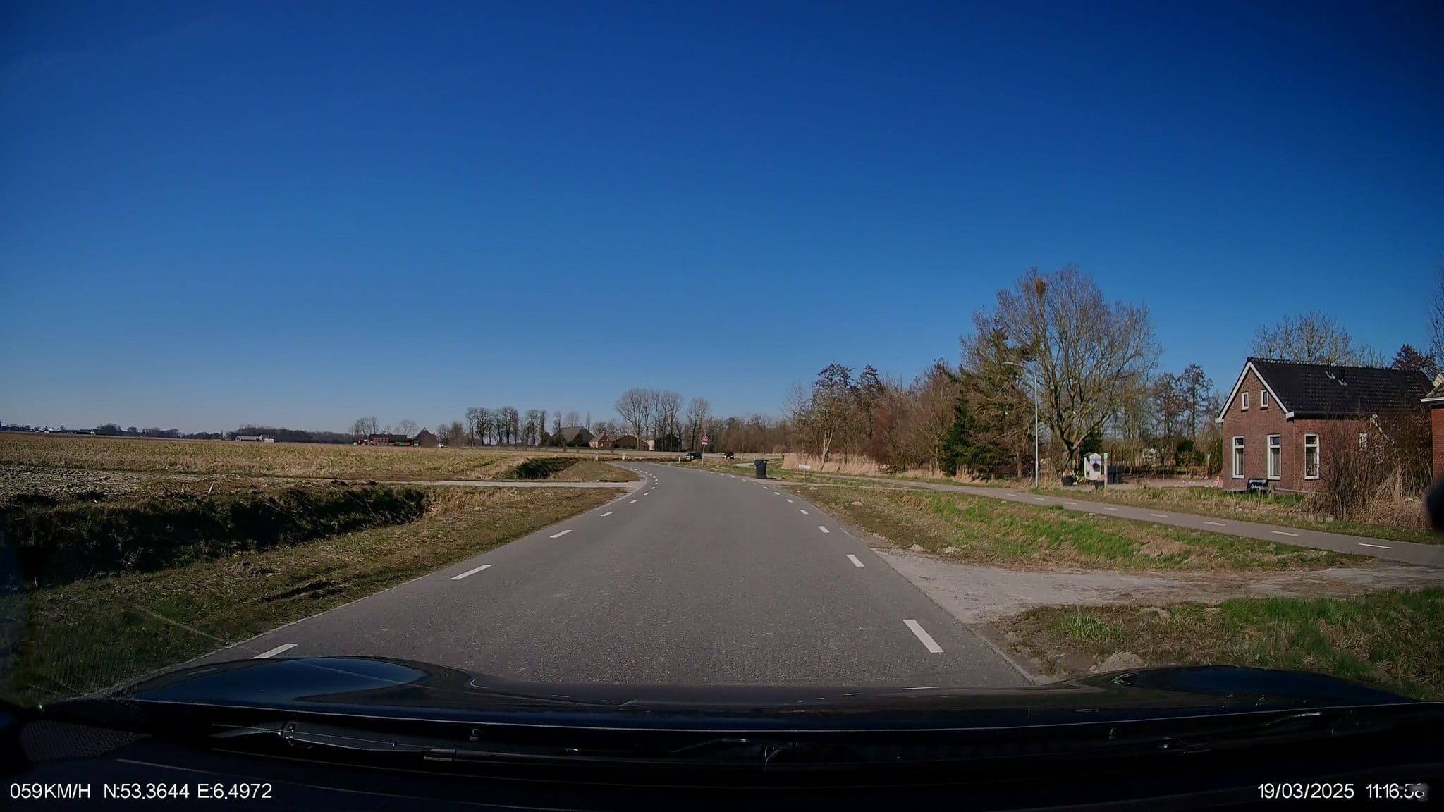 Street view near De Maar, Baflo — © thewizard (CC BY-SA · Mapillary)