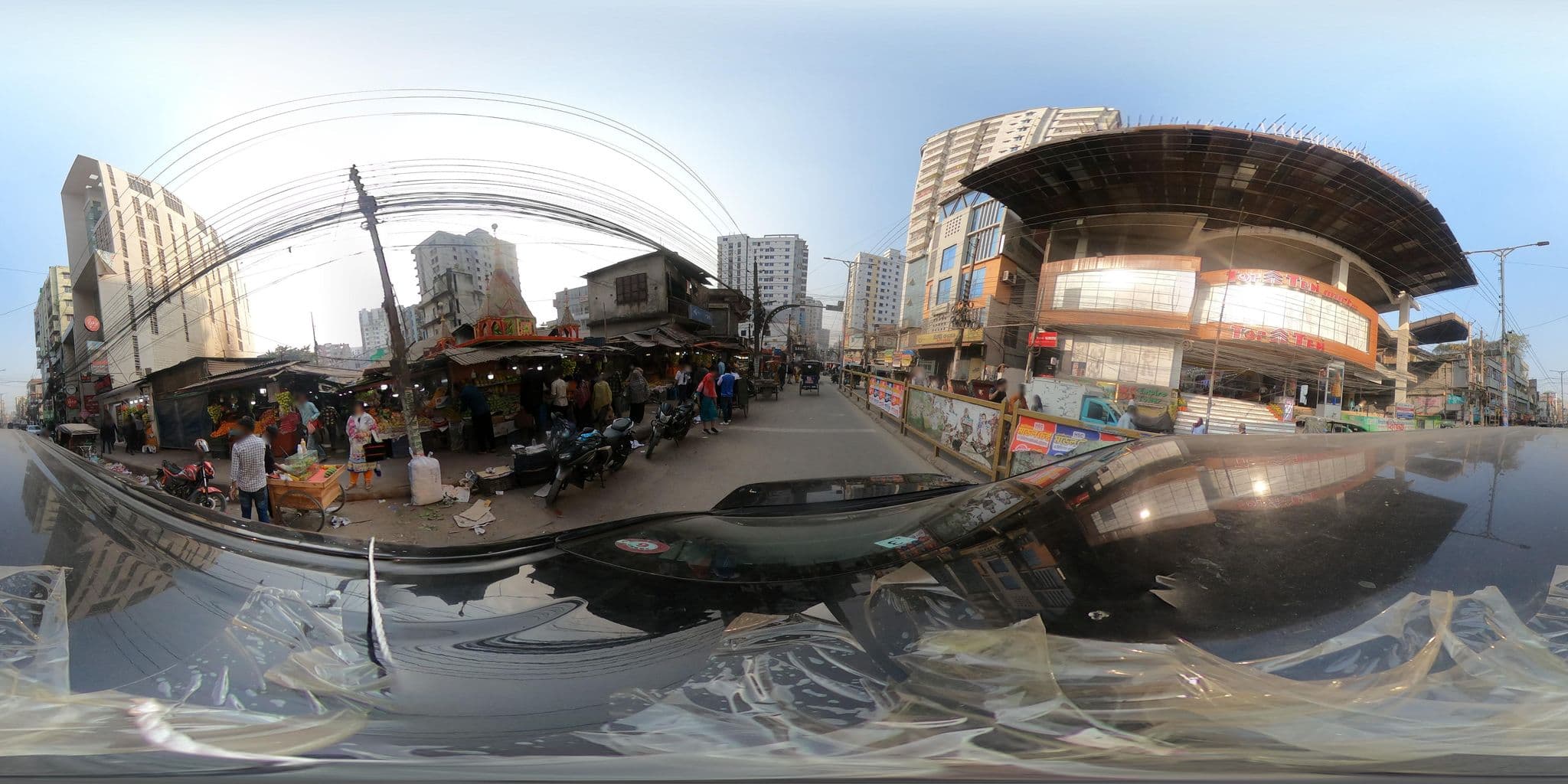 Street view near Ajgor Resthouse, Mymensingh — © manikdae34 (CC BY-SA · Mapillary)