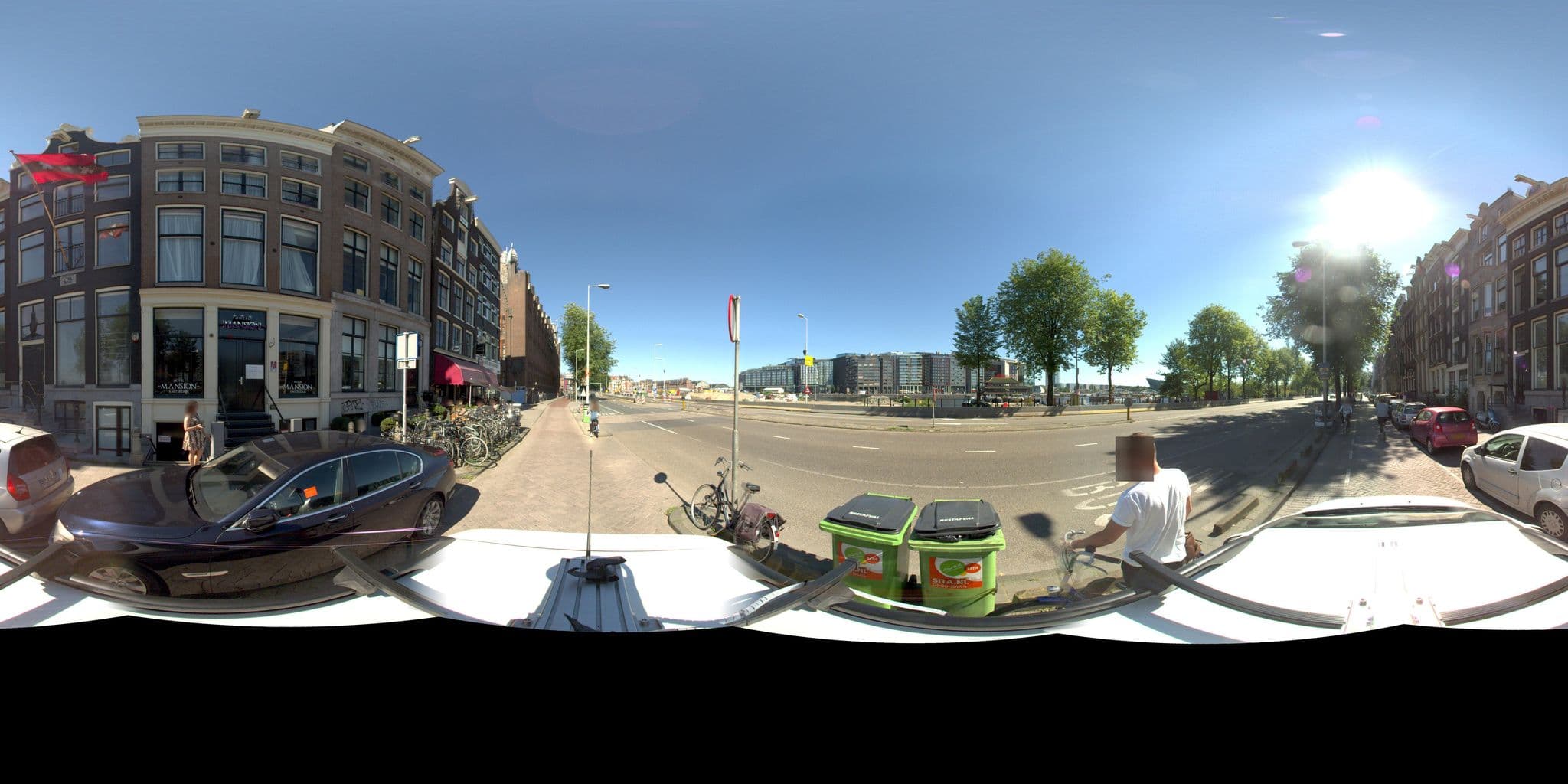 Street view near Mansion, Amsterdam