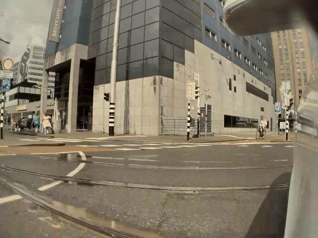 Street view near TRIBE Hotel, The Hague — © tumblecow (CC BY-SA · Mapillary)