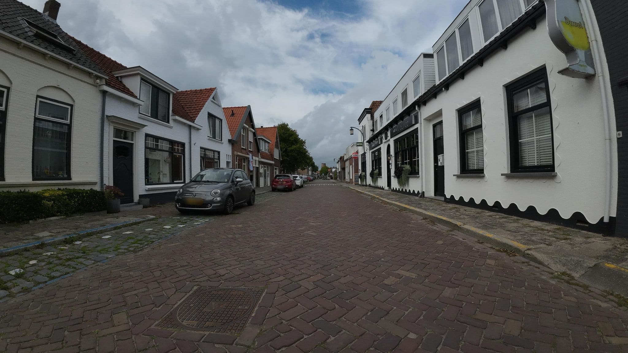 Street view near Hotel Maurice, Oostburg