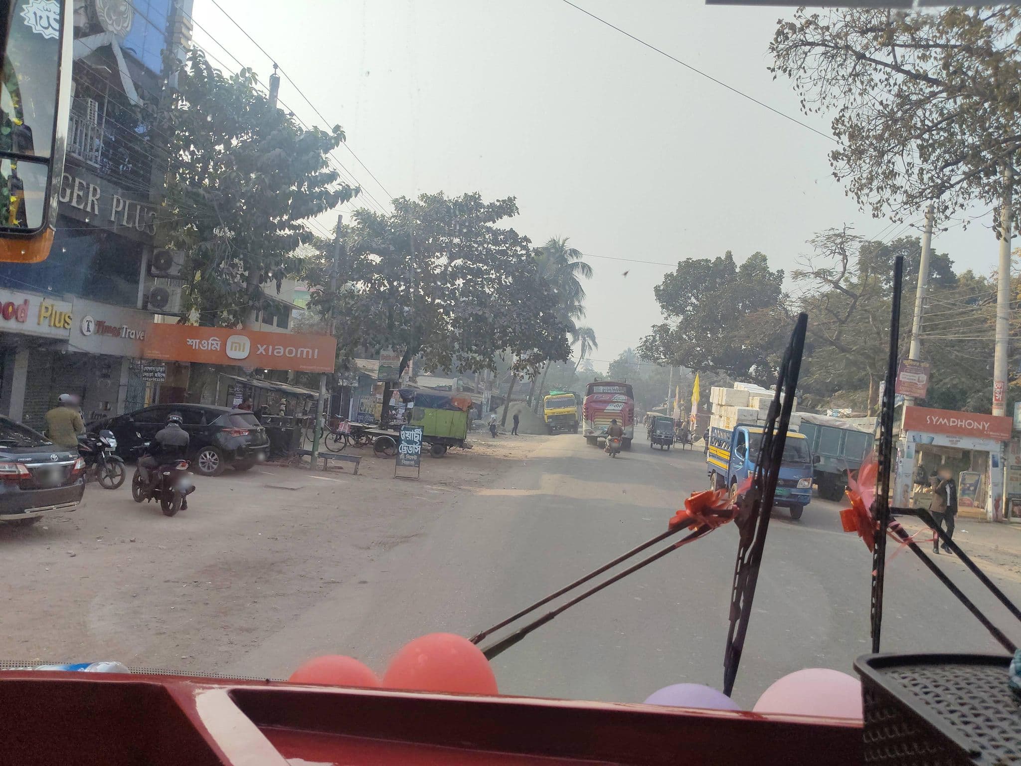 Street view near Hotel Tiger Plus, Sātkhira — © gourobroy (CC BY-SA · Mapillary)
