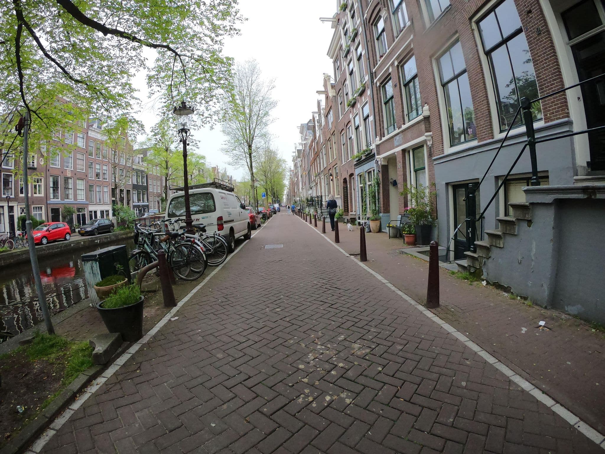 Street view near Rembrandt workshop apartment, Amsterdam